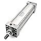 Baomain Druckluftzylinder SC 63 x 200 PT 3/8, Bohrung: 2 1/2, Hub: 8, verschraubte Kolbenstange Dual Action (1PCS)