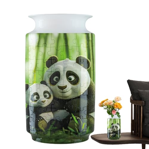 Décoration maison créative avec ce puzzle 3D pot de fleurs complexe