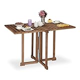 Inteligente: mesa de madera maciza se monta rápidamente - Plegable para ahorrar espacio - Independiente - sin taladrar