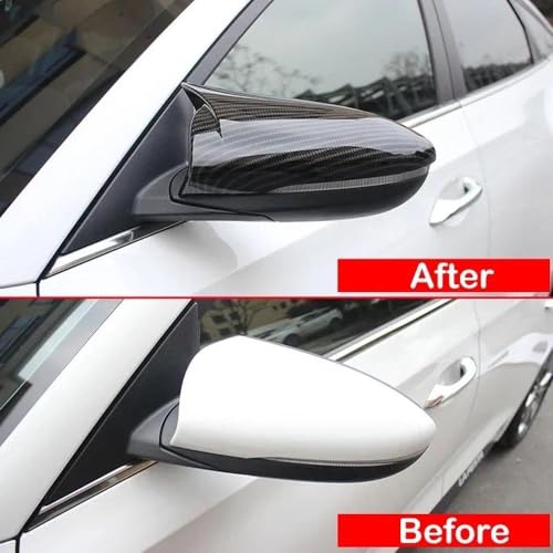 Couvercle de rétroviseur Hyundai i20 masquer rayures protection carbone