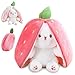 MUNSKT Hase Plüschtier Verstecken squishmallow klein,Erdbeerhasen Kissen Plüschtier, Kuscheltier Hase, Kuscheltier Plüschtier, Hasenplüschtier, Ostergeschenke Kindergeburtstag Geschenk (25cm) Plus Low günstig Kaufen-MUNSKT Hase Plüschtier Verstecken squishmallow klein,Erdbeerhasen Kissen Plüschtier, Kuscheltier Hase, Kuscheltier Plüschtier, Hasenplüschtier, Ostergeschenke Kindergeburtstag Geschenk (25cm)