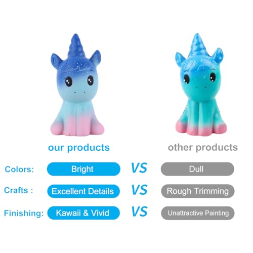 Anboor Squishies Licorne Cheval Galaxy Squishy Slow Rising Squeeze DM315 GA EU FBA, vue 6 sur 6