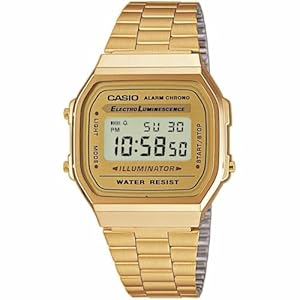 Casio Vintage Retro Gold Digital Watch A168WG9UR