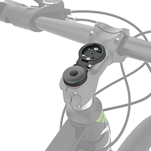 for Garmin Stem Mount - Adjustable Out Front Bike Computer Mount for Wahoo Stem, Road Cycling for Garmin Bike Computer Compatible with Wahoo Elemnt, Bryton, Cateye (Black)