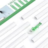 Toller Kabelkanal für Heim und Büro: Das Mini-Wandkabelabdeckungskit organisiert und verwaltet kleine Kabel oder Drähte an der Wand zu Hause oder im Büro perfekt und lässt Ihr Zuhause und Büro sehr gut organisiert aussehen