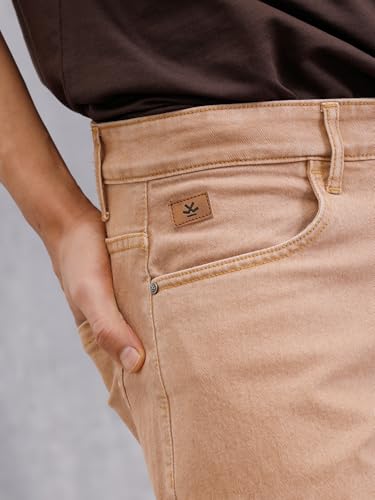 Image of WROGN Men's Cotton Stretch Jeans | Solid | Slim Fit