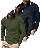 Comfort per tutto il giorno: la camicia a maniche lunghe da uomo è realizzata in tessuto morbido e traspirante e offre un comfort leggero con una piacevole sensazione sulla pelle. È adatta a tutte le stagioni e lascia respirare la pelle ovunque