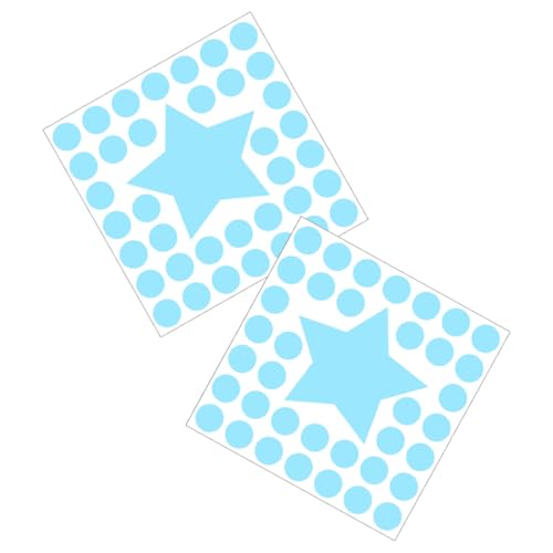 YARNOW vinilos decorativos luminosos azul 10x10 cm