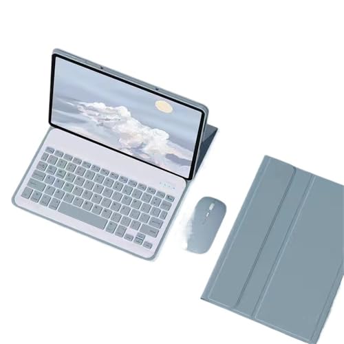 Teclado QWERTY para Xiaomi Pad 5 funda de cuero de 11 pulgadas y ratón inalámbrico universal
