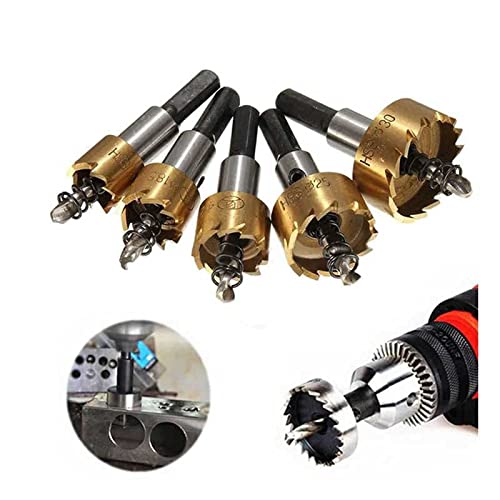 Juego de 5 brocas HSS para metal acero inoxidable miniatura 3