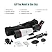 ESSLNB 20-60x80 Spotting Scopes, 45 Degree Angled BAK4 High Definition Waterproof Spotter Scope with Tripod, Carrying Bag and Phone Adapter for Bird Watching Wildlife Scenery Target Shooting Hunting