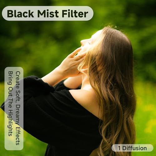 Filtre Black Mist 1/4 Walking Way 82mm diffusion effet cinéma