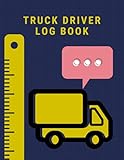 truck driver log book: truckers logbook to record every detail for trips record, fuel purchase record, distance, location, maintenance and repairs. marble background ... who work as truck driver