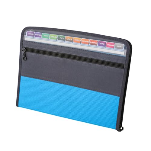 【ChopEase】ファイルケース ベーシック スタンド ドキュメント書類ホルダー 収納ケースフォルダー A4 13分類 大容量 ハンドバッグ 仕切りフ 拡張フォルダ 事務用品 学生紙袋 教室 オフィス 家庭旅行収納 勉強 テスト用紙 ファイル 多層 (ス