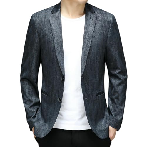Blazer en tricot homme rayé extensible contre l'inconfort des costumes