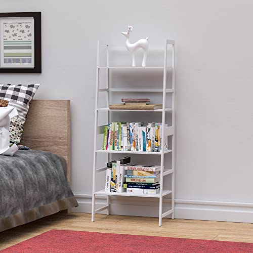 Wtz Bookshelf Book Shelf, Bookcase Storage Shelves Book Case, Ladder Shelf For Bedroom, Living Room, Office Mc-801(White) #TOP1