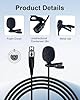 SEYUGOPTI Lavalier Microphone Lapel Microphone for AKG Wireless Transmitter, Unidirectional Condenser Mic with Mini XLR TA3F Plug, Black #4