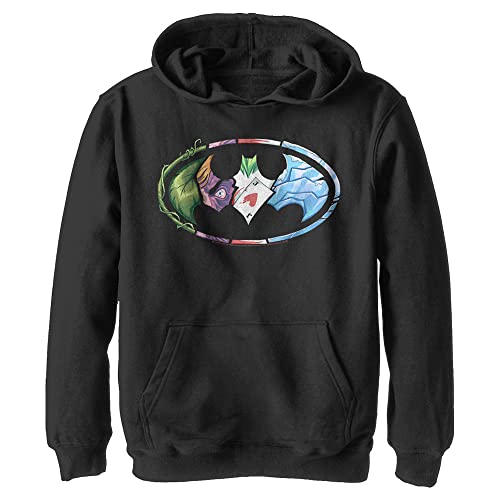 Batman Villains sweat à capuche enfant DC Comics en coton noir confortable pour l'école