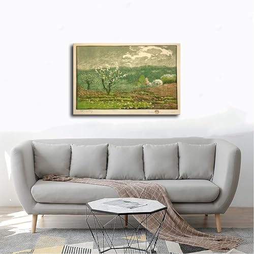 Impression sur toile Spring Day Gustave Baumann salon bureau - 4