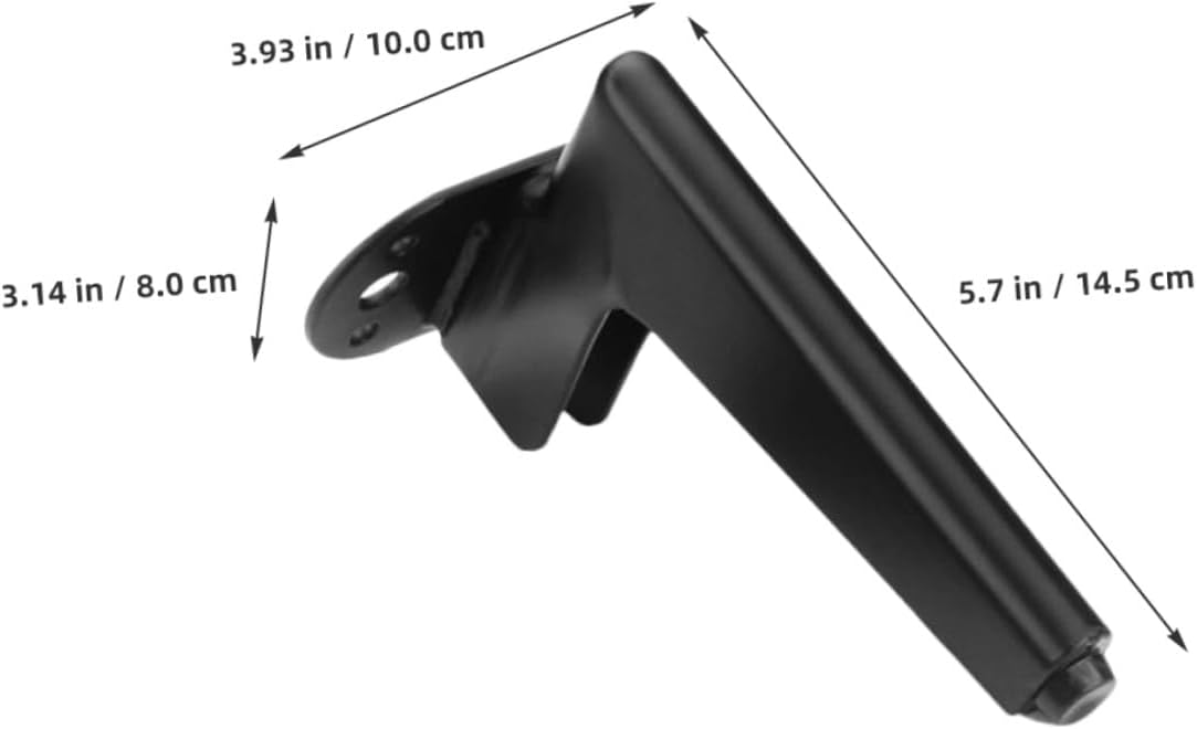 4pcs Metal Furniture Legs Heavy Duty Sofa Legs for Tv Cabinet 14.5cm Matte Black for Living Room