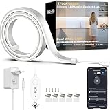 2700K-6500K LED Unterbauleuchte 1M,mit Bewegungssensor und APP Dimmbar flexibles Silikon LED Lichtleiste Strip, geeignet für Küche, Büro schrankbeleuchtung, Wohnzimmer.für Alexa, Google Assistant