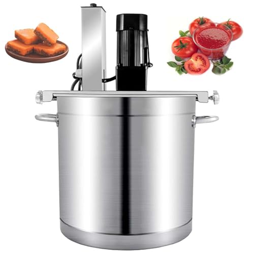 Hot Pot Ingredients Stir Frying Machine,Electric Food Stirrer Pot,Sauce Stirrer Frying Machine,Hot Pot Base Sauce Stainless Steel Stir Frying Machine,For Hot Pot Restaurants,40l,25L