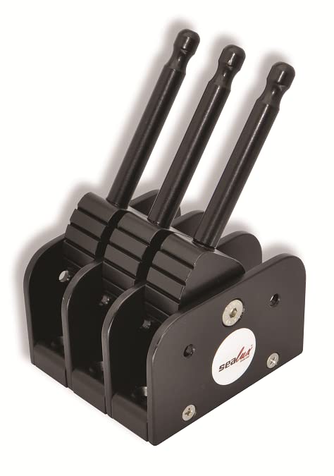 SeaLux Marine Products Rope Clutch Triple 10 mm - 12 mm, 25/64