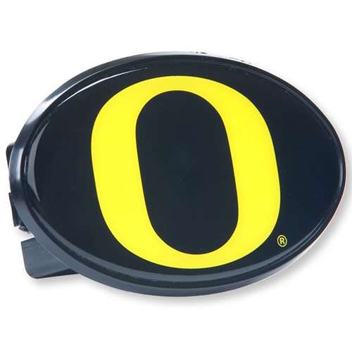 Logo Products Oregon Ducks Hitch Receiver Cover Snap Cap - Black