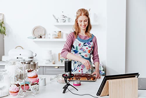 Cherry Um Series 3.0, 6.0 And 9.0 Pro Rgb Usb Microphone For Pc, Mac, Gaming, Recording, Streaming, Podcasting, Studio And Computer Condenser. (Um 6.0 Silver) #TOP6