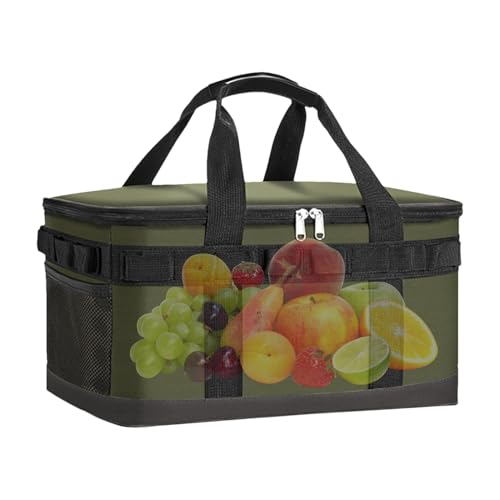 Bolsa Térmica | Playa | Tote Comida con Pack de Hielo para Pesca Camping Trabajo Exteriores Viaje Carretera Picnic Golf
