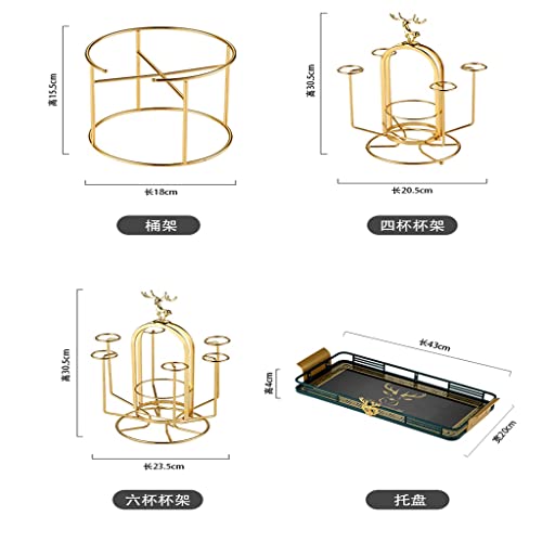 Set de Jarras de Vidrio con Grifo 6 Vasos miniatura 5