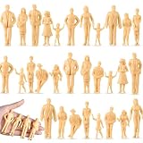 Namalu 30 Modèles de Personnages Miniatures à l'Échelle 1: 25 Figurines