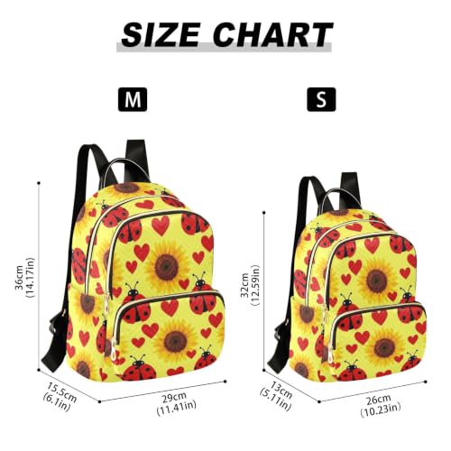 Sac à dos imprimé tournesol Wudan : emportez la douceur avec vous