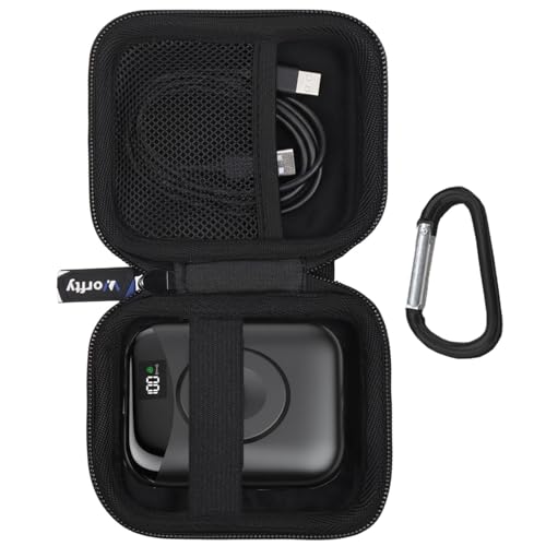 Funda para mini cargador portátil T-CORE de 22,5W bolsa de almacenamiento dura de viaje negro