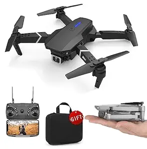 Amazm Built In Wifi Dual Camera Latest Waterproof Professional Rc Drone With 4K Camera Rotation - Drone With HD Camera For Kids And Adults - Rc Drone 4K Camera Rotation Hd Wide Angle Fpv Live Video - Drone Camera