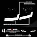 Autozensation Compatible with 1999-2004 Jeep Grand Cherokee, Left + Right Pair Headlamp Assembly, Black Headlights with Fiber Optic LED Strips
