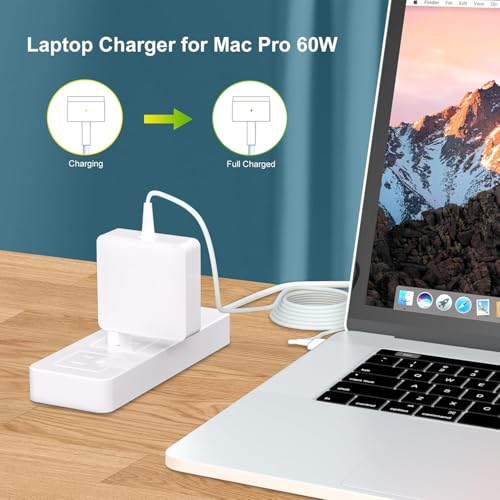 Image of Ma Book Pro Charger 60W, T-Tip Ma /Book Charging Cable Compatible for Ma /Book Pro & Ma /Book Air 11 and 13 Inch 2012~2015, for A1425 A1435 A1502 A1465 A1424 A1290 A1343 A1226 Model