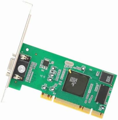 Graphics Card for Gaming Pc, 10 VGA Card,PCI Video C,Graphics Card VGA PCI 8MB 32Bit Desktop Computer Accessories Multi Display for ATI Rage XL