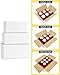 Poever Assorted-Sizes-Shipping-Boxes-45-Pack: 8x6x4 & 9x6x4 & 10x7x5 Small-Shipping-Boxes-Mailers, White Corrugated-Cardboard-Boxes-for-Packing-Small-Business Mailing