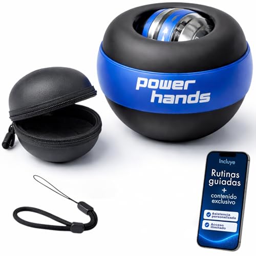 Giroscopio de mano pelotas de rehabilitacion ejercicios de muneca y fortalecedor hand grip