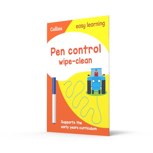 Pen Control Age 3-5 Wipe Clean Activity Book: Ideal for home learning (Collins Easy Learning Preschool)