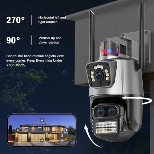 Cámara de videovigilancia exterior para proteger el jardín y la entrada de casa 7
