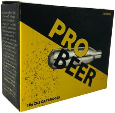 Pro Beer Non Threaded 16g CO2 Cartridges 10 Pack