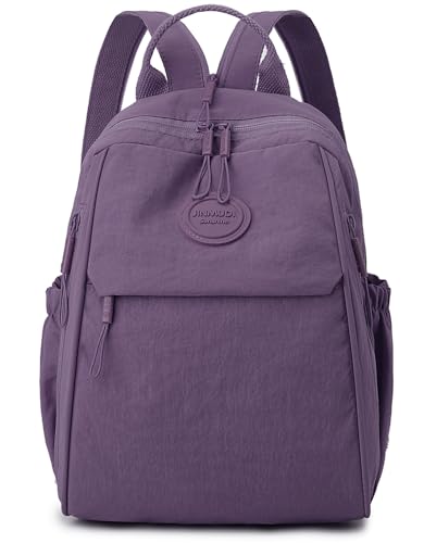 maytopia Mini Backpack for Women Nylon Small Backpack Purse Crossbody Sling Bag Convertible Backpack Casual Shopping Daypack (Purple)