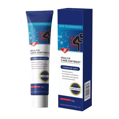 Mnozreo Crema para Hemorroides,Crema para Hemorroides Contiene Elementos de Hamamelis y Aloes,Alivia Rápidamente las Hemorroides,1PC