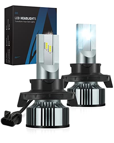 Partsam 9008/H13 Led Headlight Bulb, 25000Lm 120W 6500K Cool White High Beam/Low Beam/Fog Lights For Car Halogen Upgrade Replacement, 50000+ Hour Lifespan, Ip68 Waterproof (Pack Of 2) #TOP6