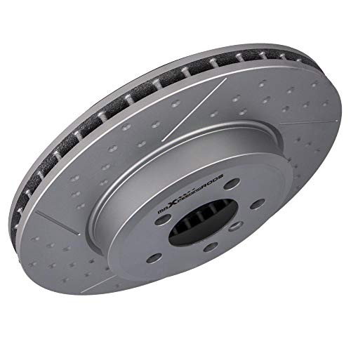 2 peças de rotores de freio a disco dianteiro perfurados para BMW 535i xDrive 640i xDrive 528i xDriv