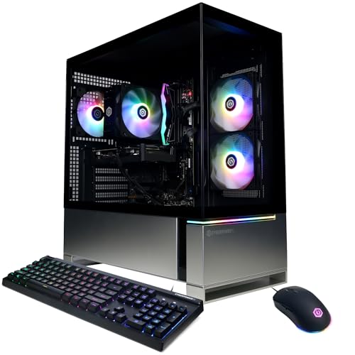 CyberPowerPC Gamer Master Gaming PC, AMD Ryzen 7 8700F 4.1GHz, GeForce RTX 5060 8GB, 16GB DDR5, 1TB PCIe 4.0 SSD, WiFi Ready & Windows 11 Home (GMAI5500A2)