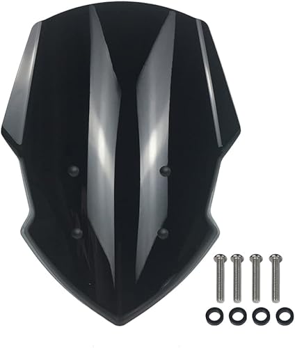 Parabrisas MT07 FZ07 para Yamaha MT FZ 07 2018 2019 2020 Parabrisas Flyscreen deflector de viento, visera, accesorios de motocicleta (ahumado oscuro)