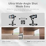 hohem iSteady Mobile Plus Kit Smartphone Gimbal Stabilizer,3-Axis Phone Gimbal w/Fill Light,360° Infinite Rotation,Max Payload 280g,Android and Phone Gimbal,YouTube TikTok Video Vlogging Stabilizer - Image 7